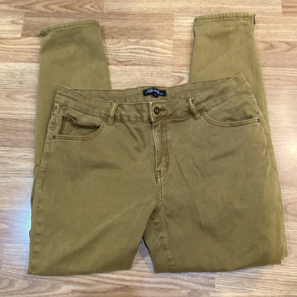 Charlie khaki jeans size 14 - Picture 1 of 10